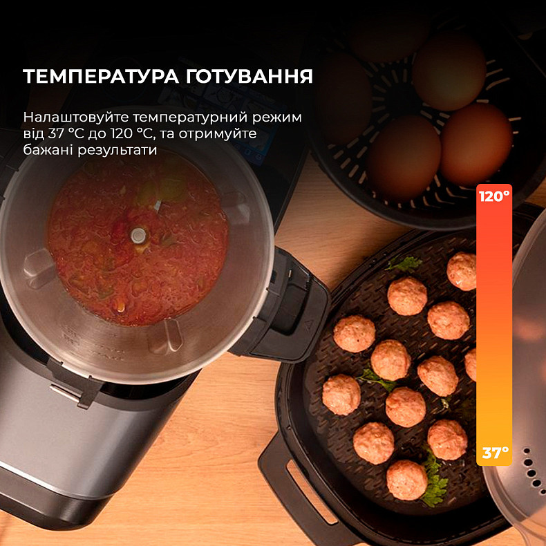 Кухонный комбайн-робот (термомикс) CECOTEC Mambo Touch