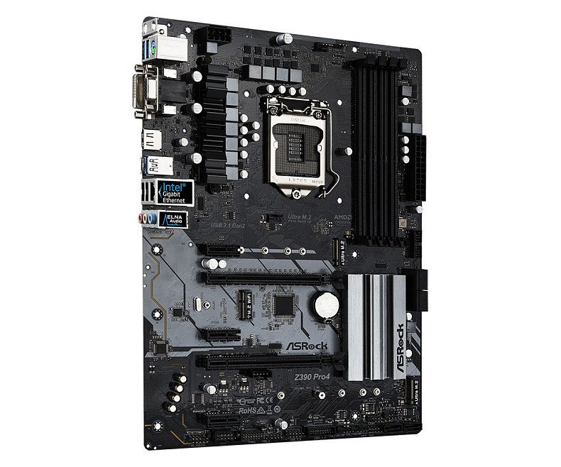 Материнская плата ASRock Z390 Pro4 Socket 1151