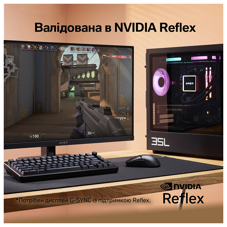 Миша HyperX Pulsefire SAGA PRO, RGB, USB-A/WL/BT, чорний