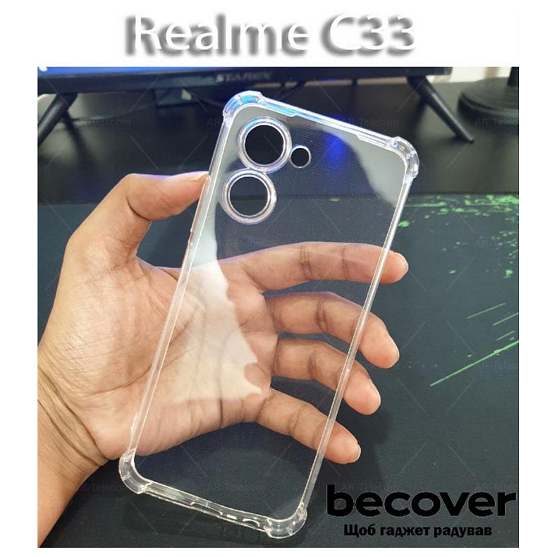 Чехол-накладка BeCover Anti-Shock для Realme C33 Clear (708922)