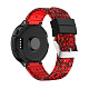 Силиконовый ремешок для GARMIN Universal 16 Camouflage Silicone Band Red