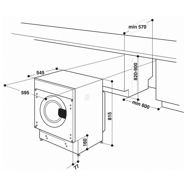 Стиральная машина Whirlpool BIWMWG71484E