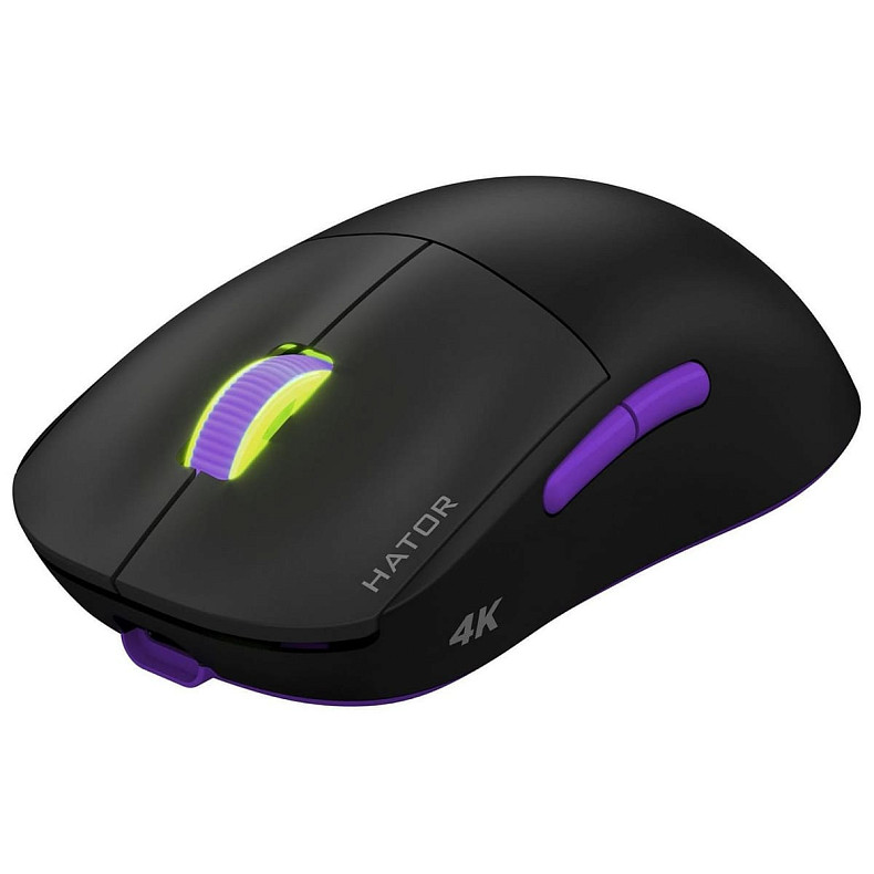 Мышь HATOR Quasar 2 ULTRA 4K wireless (HTM570BL) black/lilac