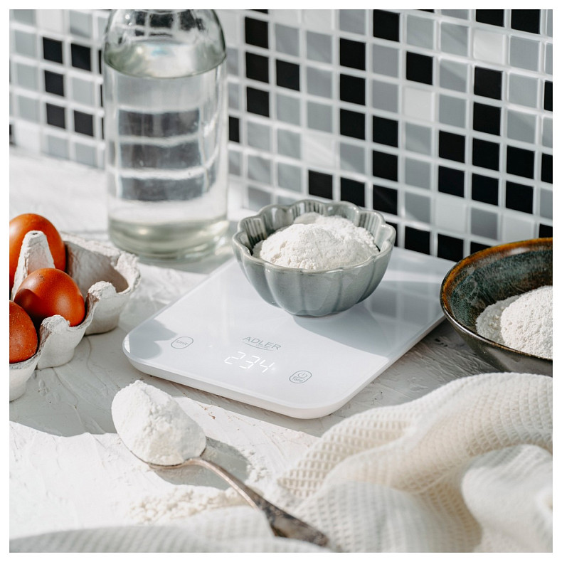 Ваги кухонні Adler AD 3181 white