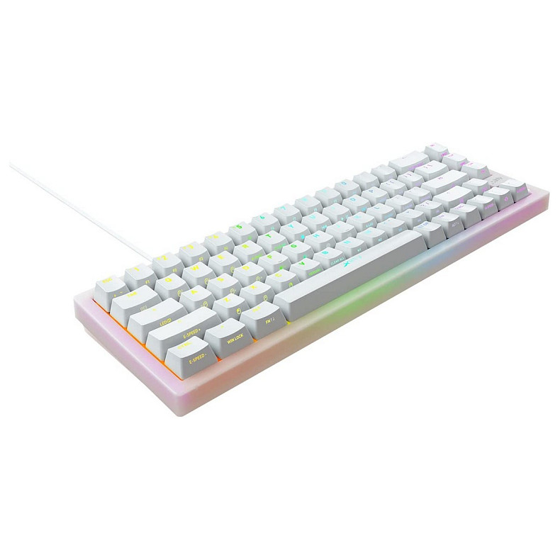 Клавіатура Xtrfy K5 68 keys Kailh Red Hot-swap RGB White (K5-RGB-CPT-TPWHITE-R-UKR)