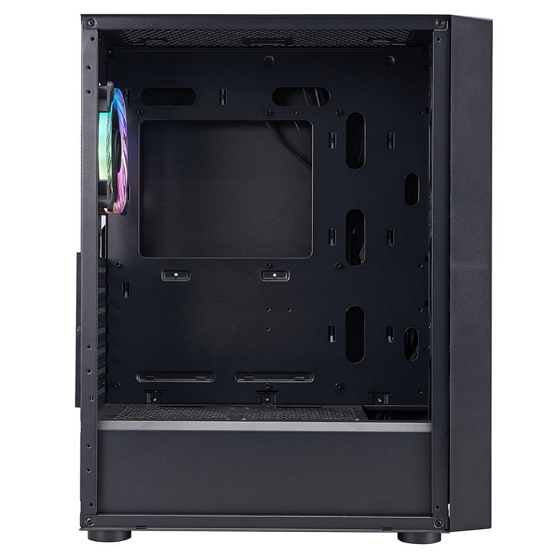 Корпус 1stPlayer Go6-BK-4FS7 Black без БП