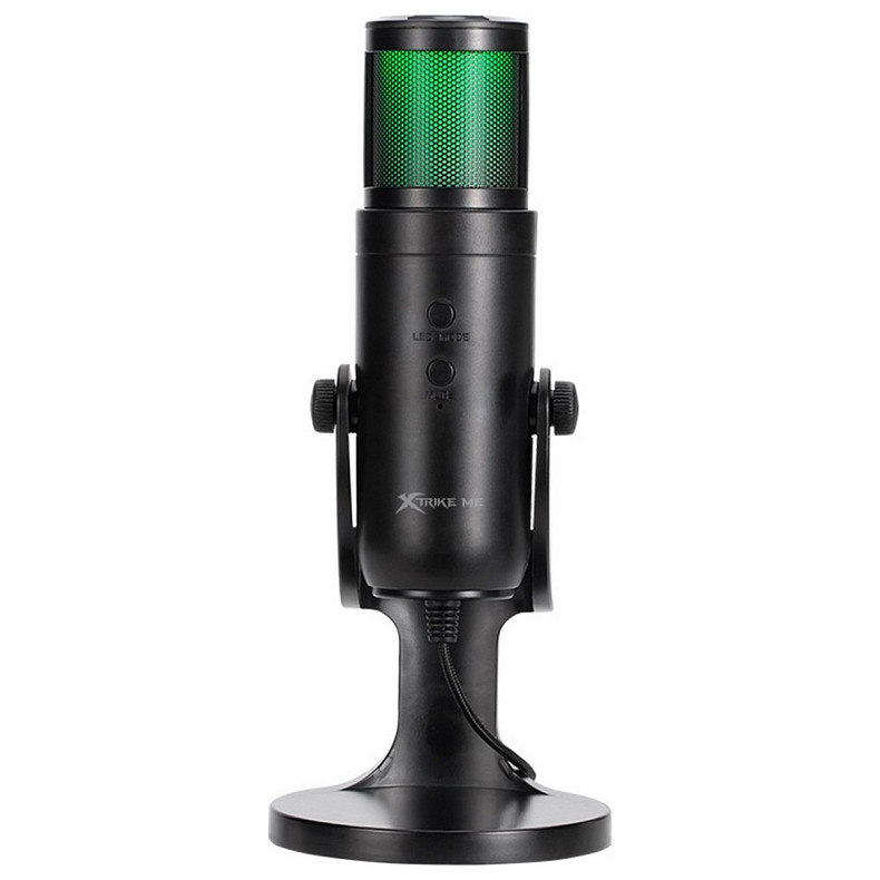 Ігровий стрім мікрофон XTRIKE ME XMC-03 RGB Black