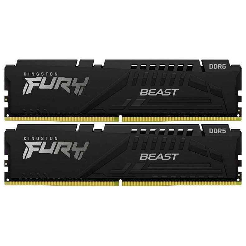 ОЗУ DDR5 2x16GB/6000 Kingston Fury Beast Black (KF560C30BBK2-32)