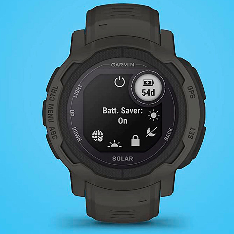 Спортивные часы Garmin Instinct 2 Solar Graphite Gray