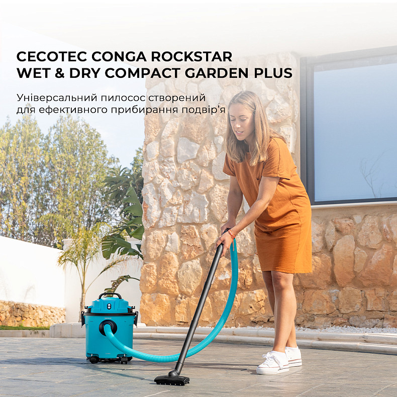 Господарський пилосос Cecotec Conga Rockstar Wet & Dry Compact Garden Plus