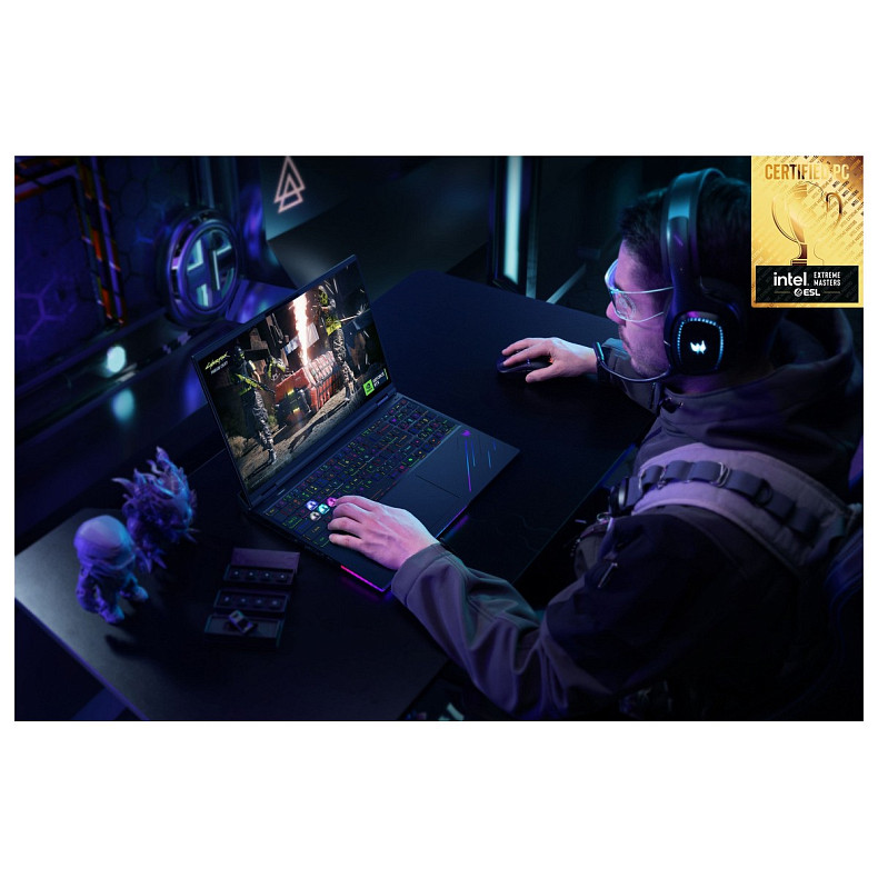 Ноутбук Acer Predator Helios 16 PH16-73 16" OLED, Intel U9-275HX, 64GB, F2TB, NVD5090-24, Win11P, чо