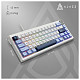 Клавиатура Ajazz AK650 Sea Salt Switch White USB-C (AK650-SS-BWB)