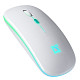 Мышь DEFENDER (52998) Touch MM-997, 2.4+BT, RGB, 500mAh, WHITE, Wireless, Silent