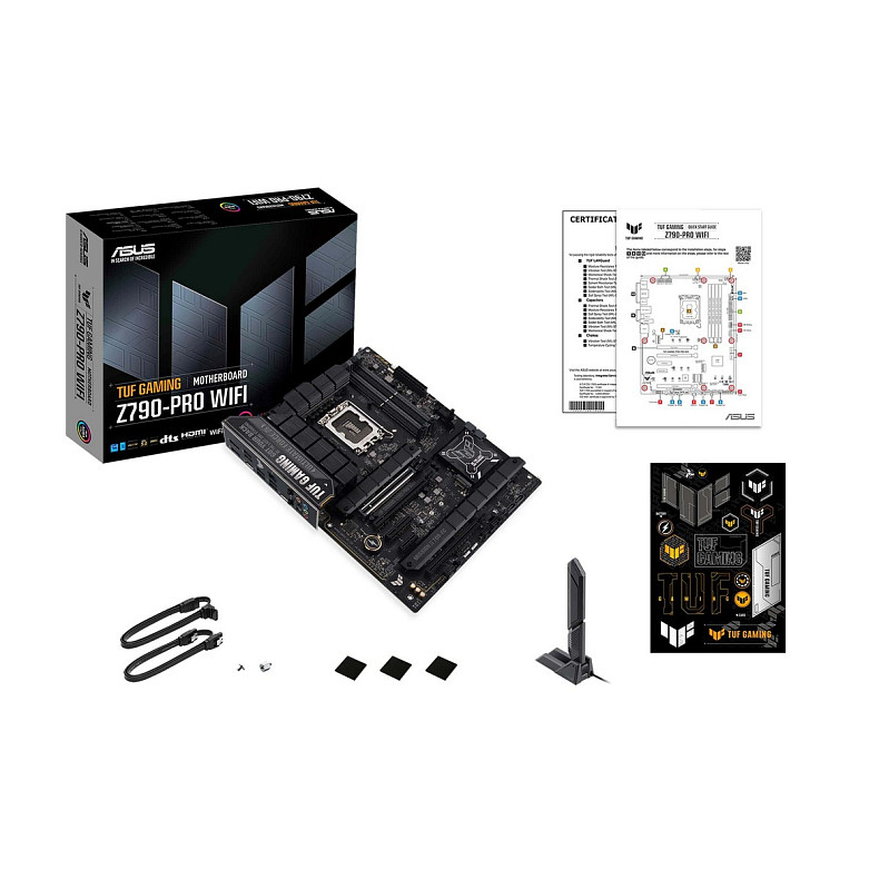 Материнcька плата ASUS TUF GAMING Z790-PRO WIFI s1700 Z790 4xDDR5 M.2 HDMI DP Wi-Fi BT ATX