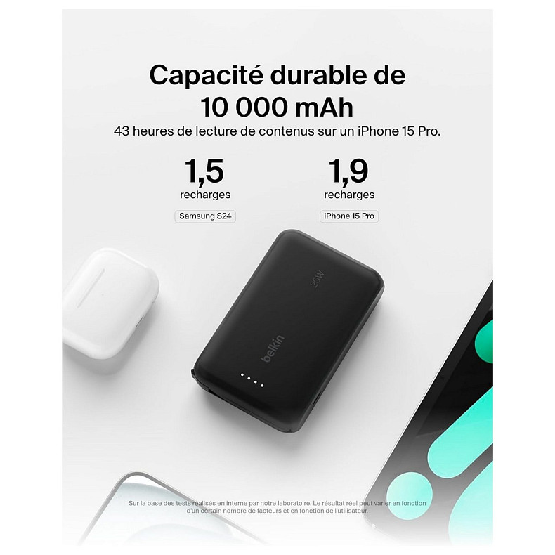 Универсальная мобильная батарея Belkin Boost Charge 10000mAh Black (BPB021HQBK)