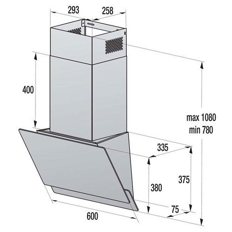 Витяжка пристінна Gorenje WHI 649 EXBG