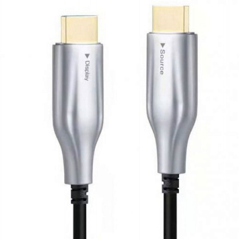 Кабель оптичний (AOC) HDMI V.2.1, 8К 120 Гц, позолочені конектори, 100 м