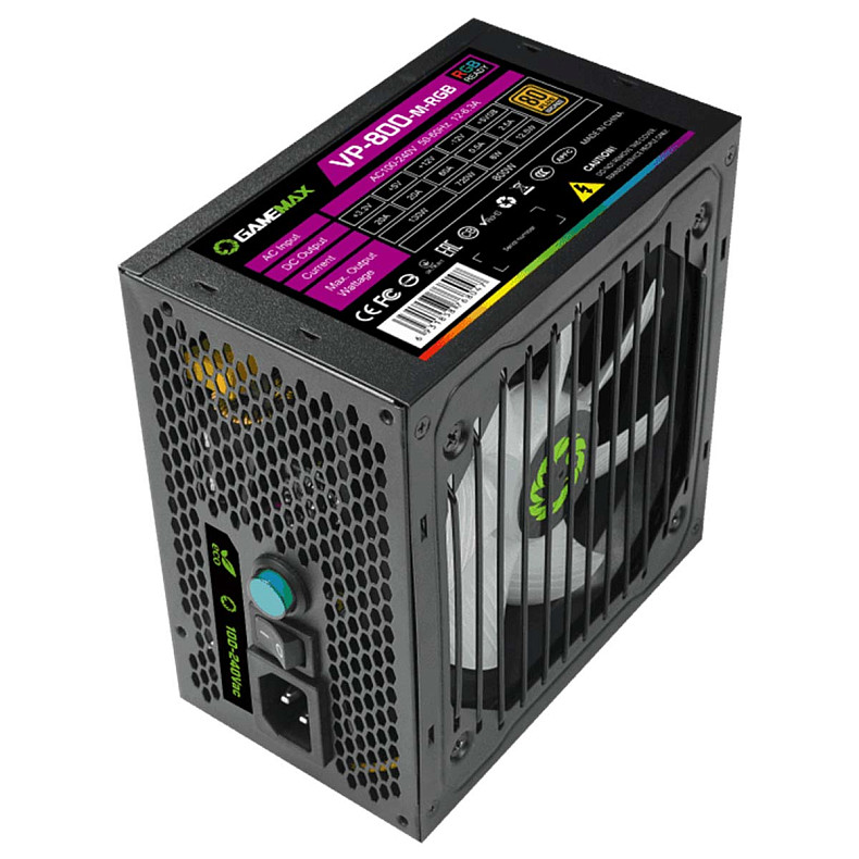 Блок питания GameMax VP-800-M-RGB 800W