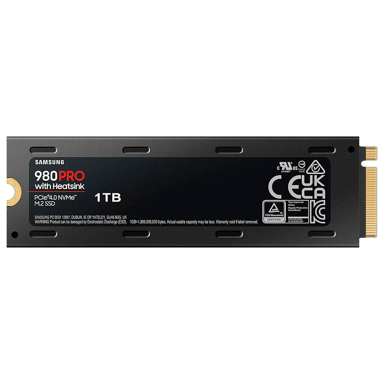 SSD диск Samsung 980 PRO w/ Heatsink 1 TB (MZ-V8P1T0CW)