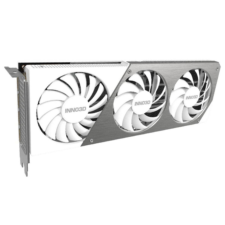 Відеокарта GeForce RTX4070 Ti Inno3D X3 OC WHITE, 12GB GDDR6X, 192bit, PCI Express (N407T3-126XX-186148W)