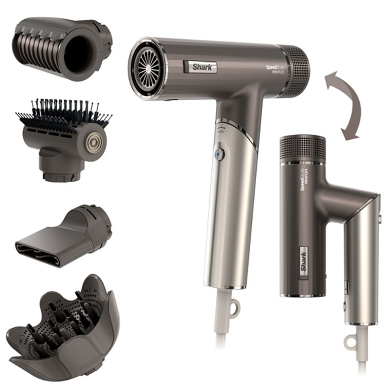 Фен Shark SpeedStyle Pro FLEX 4-in-1 Hair Dryer System HD542EU