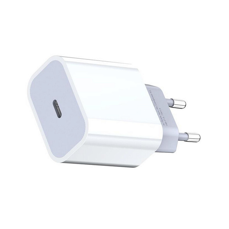 Сетевое зарядное устройство Grand-X (1xUSB-C 20W) QC4.0, PD 3.0, FCP, AFC White (CH-770)