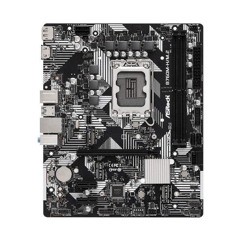 Материнська плата ASRock B760M-H/M.2 Socket 1700