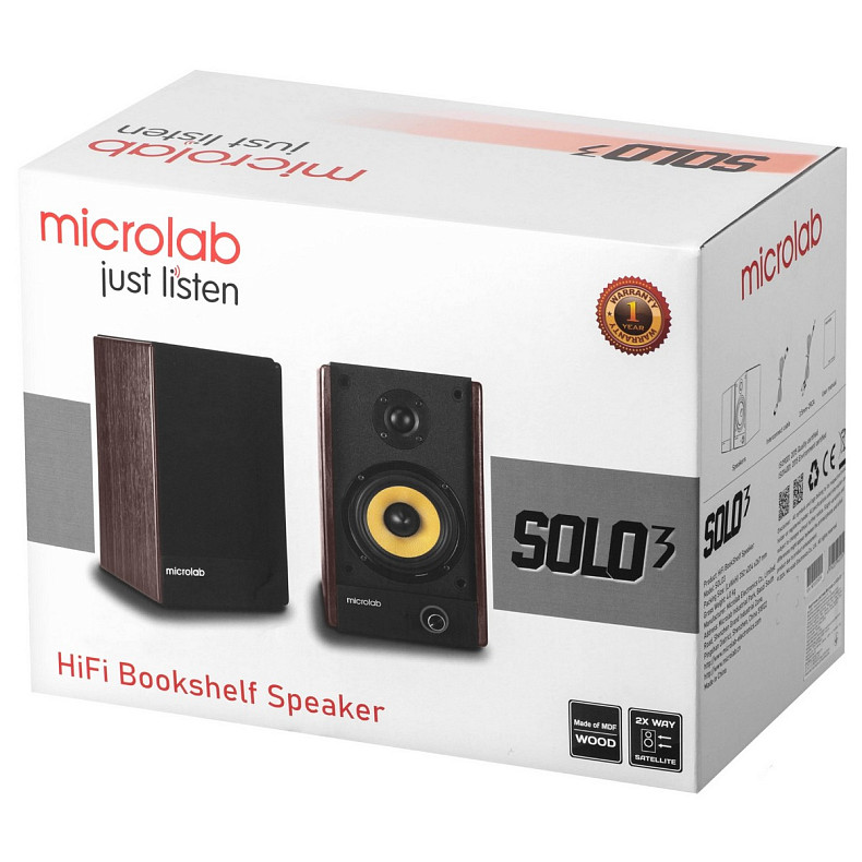 Акустична система Microlab Solo 3 V2 Black (SOLO3_V2)