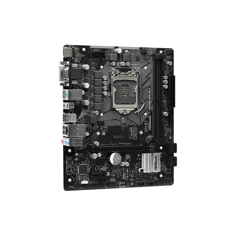 Материнcкая плата ASRock H410M-HDV/M.2 Socket 1200