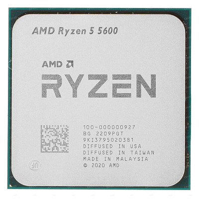 Процессор AMD Ryzen 5 5600 (3.5GHz 32MB 65W AM4) Tray (100-000000927)