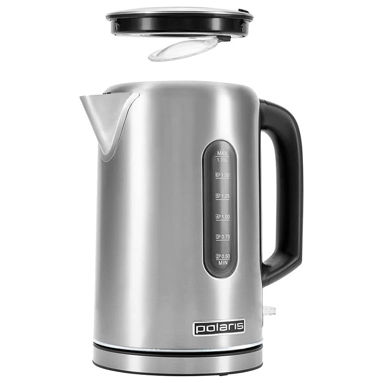 Електрочайник Polaris PWK 17101CA Water Way Pro Сталевий