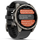 Спортивний годинник GARMIN Fenix ??8 Pro 47 mm AMOLED Sapphire Titanium with Graphite/Black Silicone Band (010-03198-10)