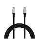 Кабель Grand-X USB Type-C - USB Type-C, Power Delivery, 65W, 1м, Black (TPC-02)