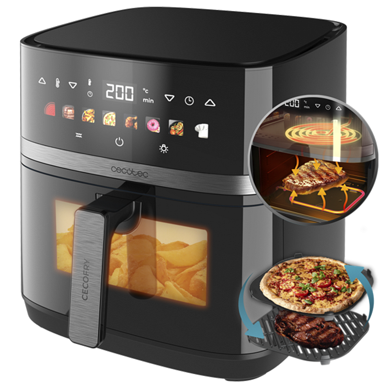 Мультипечь CECOTEC Cecofry&Grill Duoheat 8000 - Повреждена упаковка