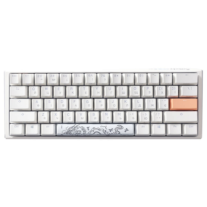 Клавиатура Ducky One 3 Mini Cherry MX Silent red RGB White UA