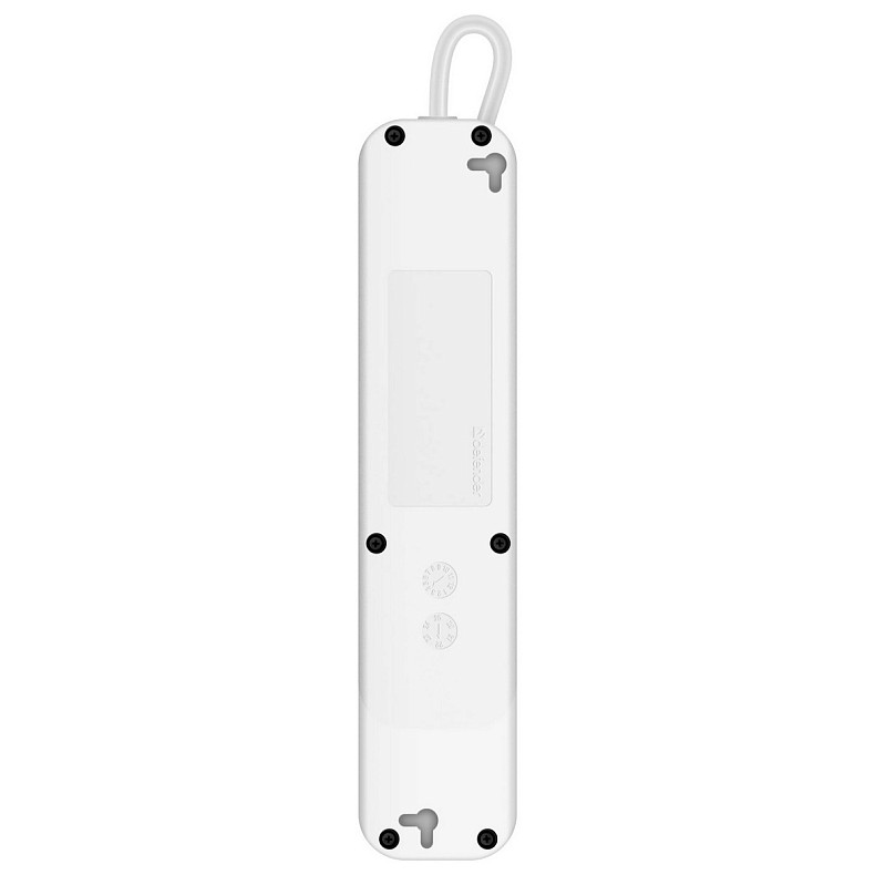 Мережевий фільтр Power filtr 5.0м Defender E550, білий, 5 розеток, з заземленням