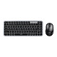 Комплект клавиатуры и мыши 2E MK430 WL/BT, EN/UK, серо-черный