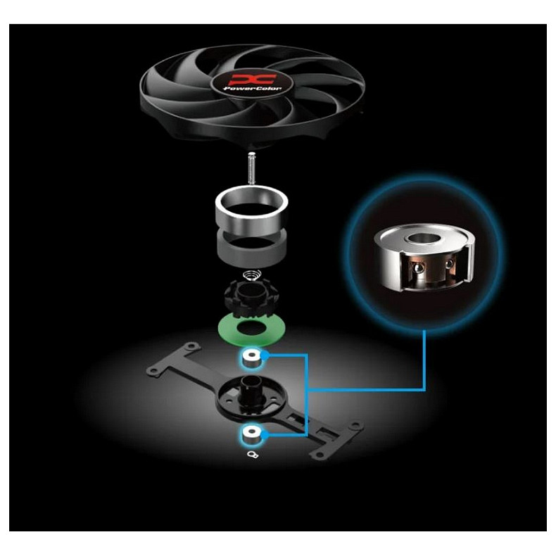 Відеокарта PowerColor Reaper Radeon RX 9070 XT 16GB GDDR6 (RX9070XT 16G-A)