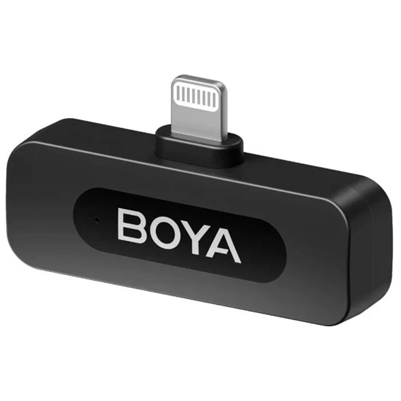 Беспроводной петличный микрофон BOYA BY-V2 Lightning Black