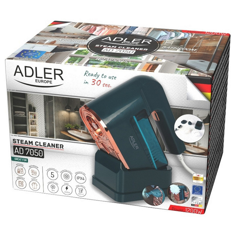 Пароочиститель Adler AD 7050 Green