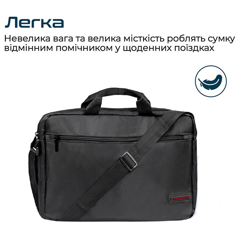 Сумка для ноутбука Promate Gear-MB Black