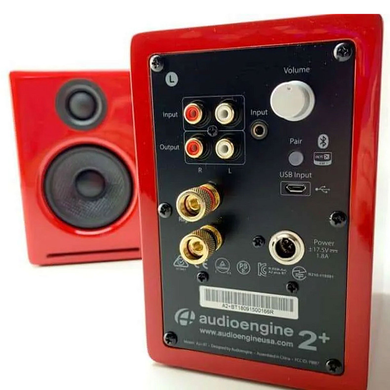 Моноблочна акустична система AudioEngine A2+ BT Red