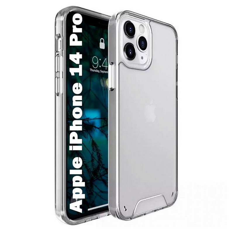 Чeхол-накладка BeCover Space Case для Apple iPhone 14 Pro Transparancy (708583)