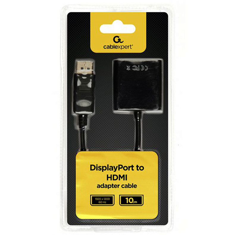 Адаптер-переходник DisplayPort на HDMI, блистер