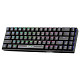 Клавіатура XTRIKE ME GK-995W UA,Bluetooth+2.4G+Type-C,68кл.2000мАг,RGB