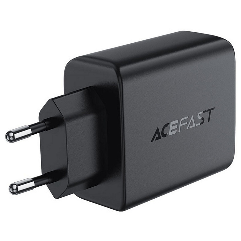 Зарядное устройство 4xUSB 45W (2xUSB-C+2xUSB-A) Gan A61 Fast Charger Black Acefast