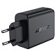 Зарядное устройство 4xUSB 45W (2xUSB-C+2xUSB-A) Gan A61 Fast Charger Black Acefast
