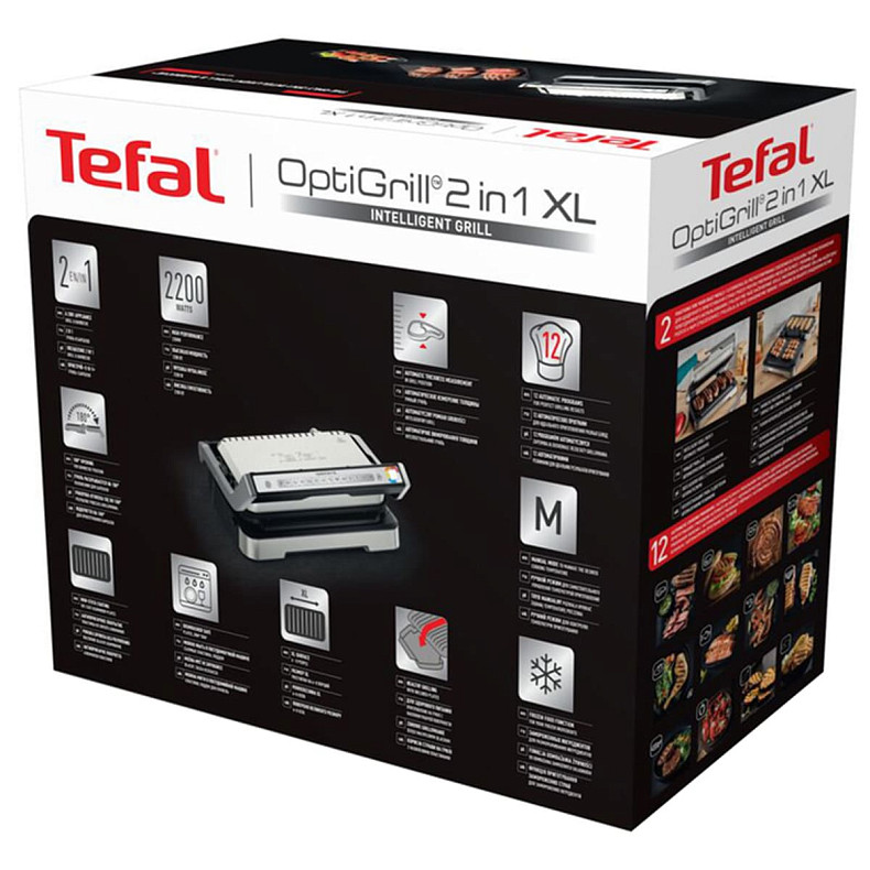 Гриль Tefal GC782D30 OptiGrill 2in1 XL