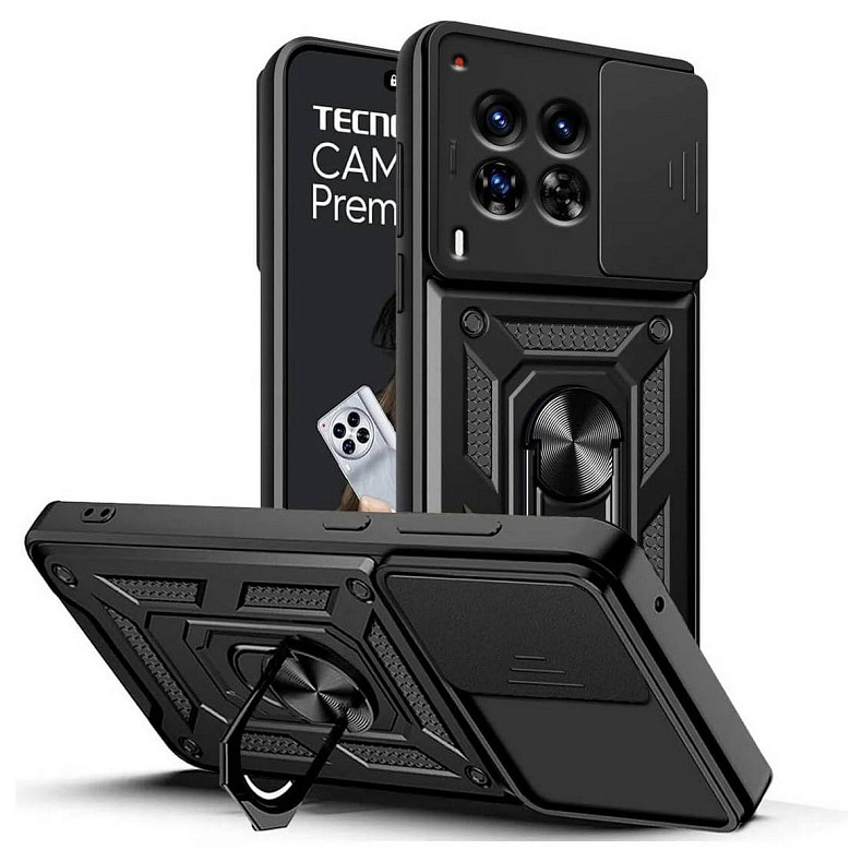 Чохол-накладка BeCover Military для Tecno Camon 30 (CL6) Black (712170)