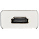 USB-C хаб Hama Aluminium 2x USB-A, USB-C, HDMI Silver